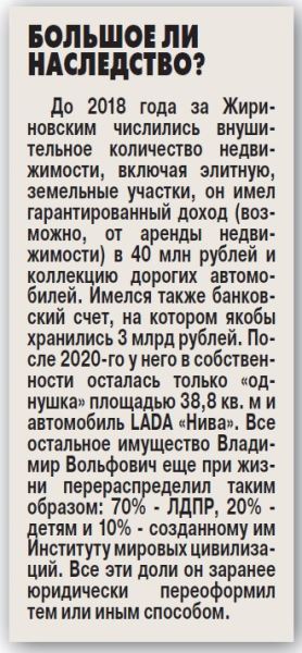 Битва за наследство Жириновского: в чем суть?